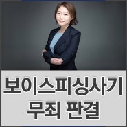 보이스피싱 사기 현금수거책 무죄 판결