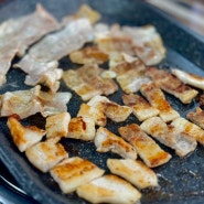 [경주] 용강동 혼밥 하기 좋은 고기 무한리필 “국가대표”