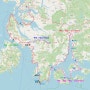 남도 여행 남해안 해안 도로 목포 해남 완도 고금 강진