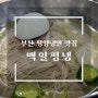 부산 평양냉면 백일평냉 (+이북만두) 남천동 맛집으로 추천