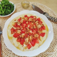 류수영 또띠아 피자 후라이팬으로 만들기 꿀새우피자 10분 만에 간단 요리