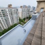 배방 자이 2차 아파트 옥상 부분 보수 작업