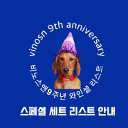 비노스앤 9주년 와인 세트 리스트 ( 샴페인 사바르 기보라 / 내추럴와인 알렉산드르방 히포 필립 브랑드 밍글스 와인 / 부르고뉴 폴피요 14 15빈/ 쥘 데르쥬르네 샤푸이스