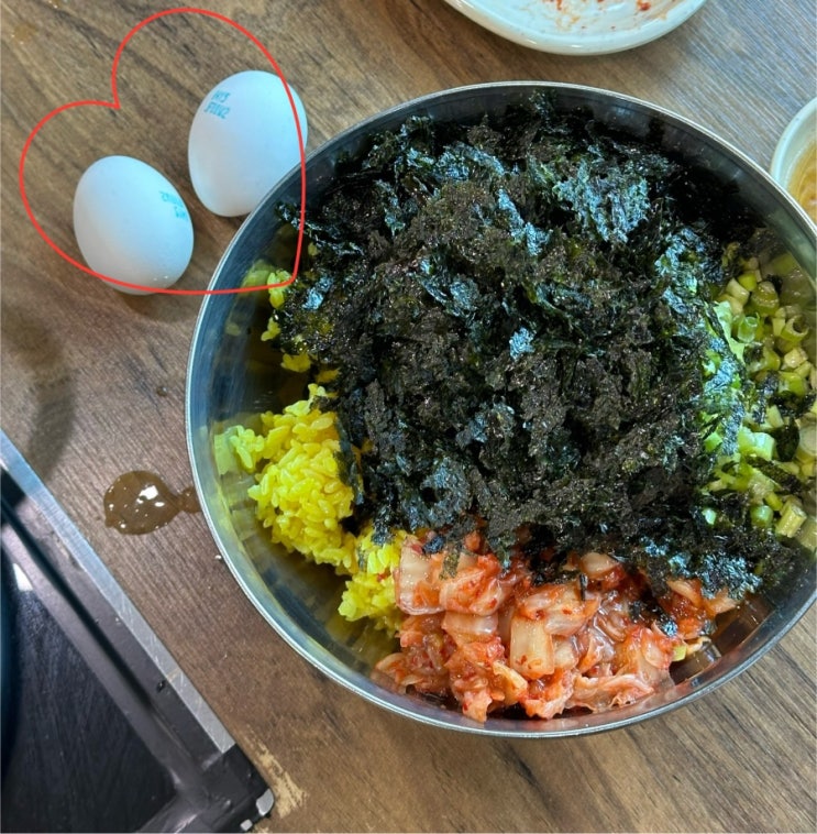 [분당/정자 구좌리 얼크니손칼국수] 정자역 근처 샤브 칼국수 맛집! 볶음밥이 미쳤어요🤤 : 네이버 블로그