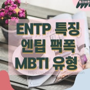 ENTP 특징 엔팁 팩폭 MBTI 성격 유형