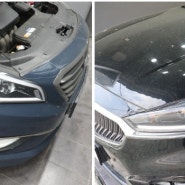 현대 LF 쏘나타 + 기아 K7 자동차 에어컨냄새제거 청소 ▶ 충주 에바크리닝 차량 실내 냄새 세척