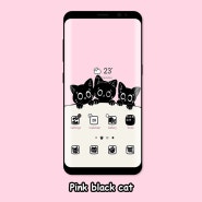 [YEAH] 핑크 검은 고양이 Pink black cat🐾