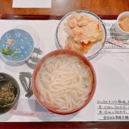 오사카 근교 나라 여행 : 오사카 나라 사슴공원 맛집 일본 현지인맛집 우동정식 찐맛집 (udon & cafe 麺喰)