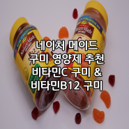 맛있는 네이처메이드 구미 젤리 영양제 비타민C , 비타민B 12 구미 추천