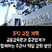 IPO 규정 개혁, 금융감독원과 증권업계가 함께하는 주관사 책임 강화 방안