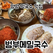 [맛집] 양양 전현무계획 맛집 '범무메밀국수' (내돈내먹/솔직후기)