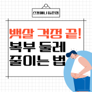 [발산헬스장] 뱃살 걱정 끝! 뱃살 빼는 운동. 복부둘레 줄이는 방법!