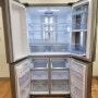 4도어 냉장고이전설치 2인 1조로 작업해 드렸습니다(삼성, LG)