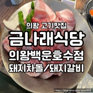 의왕 고기 맛집 : 금나래식당 의왕백운호수점