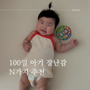 100일 아기 장난감 8가지 추천 3-4개월 아기 사용 후기