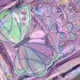 선물로 구매한 스미글 Smiggle 여아 백팩 : Flutter 라일락 , 나비 가방