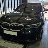 전주 BMW 340i 배기 튜닝 준비엘 브릴란테 인증 가변 머플러 작업기.