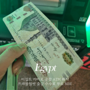 카이로 공항 이집트 파운드 환전 트래블월렛 현금 인출 수수료 무료 ATM 환전소 암환전 및 환율