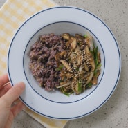 표고버섯볶음덮밥 만들기 버섯요리 표고버섯볶음 한그릇요리 건강한 덮밥요리