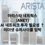AI 네트워크 투자 슈퍼사이클 아리스타 네트웍스 (ANET)