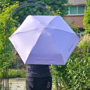 초경량 암막양산 미니 우산 햇볕과 비 피하는 휴대템