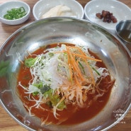 성내동 최냉면 본점 오징어회냉면 강동구청역 천호역 웨이팅 점심 맛집