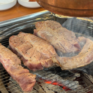 [서울 합정] 모든 재료 국내산, 강원도 태백 참숯 고기 맛집 '합정뒷고기' 28차 체험단