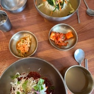 울산 율리 문수산국수집 감자채전이 맛있는 문수산 국수 맛집