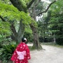 아이와 일본여행 후쿠오카 기모노체험,라쿠스이엔,스미요시 신사