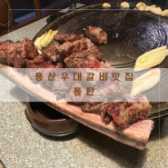 몽탄 용산 웨이팅 우대갈비 맛집 일요일 저녁 후기