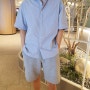 에스티코 남자 반팔 셔츠 여름 오버핏 셔츠 착용 후기
