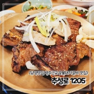 담양 추성로1205 광주 근교 숯불 돼지갈비 맛집