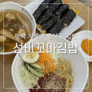 지제역 맛집, 동삭동 김밥 "선비꼬마김밥 지제점" 후기 / 꼬마김밥 분식집 맛집이에요
