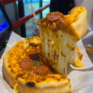 해운대 피자 맛집 매드독스 시카코 페퍼로니 피자