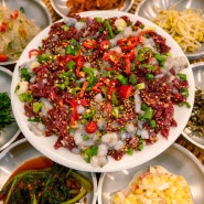 목포항 맛집 '꽃낙'에서 신선한 목포낙지와 탕탕이 비빔밥 솔직후기!