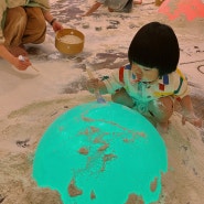 인천 밀가루체험 27개월 아이와 이영란의 감성체험 가루나무모래흙 (가루야가루야)