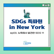 [🌐 SDGs 해외특파원] 뉴욕에서 발견한 SDG 11