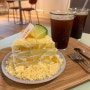 마포역 케이크 맛집 크림라벨 마포도화점 호텔 케이크 뺨 쳐요 / 멜론망고점보케이크 , 망고케이크