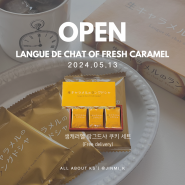 [선물하기 2탄] 북해도 한정 생캐러멜 랑그드샤 쿠키♥