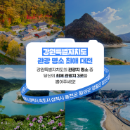 🎇강원관광재단 강원 관광 명소 최애 대전 이벤트🎇