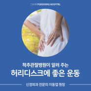 척추관절병원이 알려 주는 허리디스크에 좋은 운동(서초신경외과 참포도나무병원)