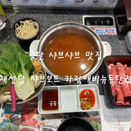 2동탄 샤브샤브 맛집 채선당 샤브보트 카림애비뉴동탄점