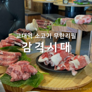 교대역 맛집 감격시대, 서초동 소고기 무한리필