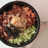 날치알비빔밥 만드는 법 돌솥비빔밥 날치알 요리 알밥 레시피 날치알 해동