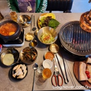 청주 봉명동 초벌간 김치찌개 한강라면 까지 무료인 고기 맛집