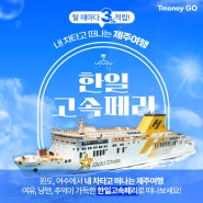 [티머니GO] 🚢고속페리 예약 서비스 OPEN!