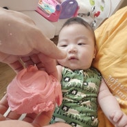 준아트 신생아손발조형물 2개월 아기 의미 있는 선물