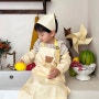 유아 방수앞치마 세트 어린이집앞치마 미술놀이 요리수업 준비물