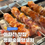 아차산역 중국집, 60가지 메뉴 맛집 명월숯불양꼬치