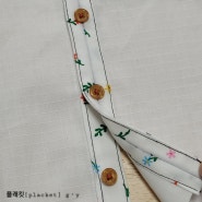 셔츠 블라우스 드레스 원피스 만들기 플래킷[placket] 부분봉제 Sewing tips